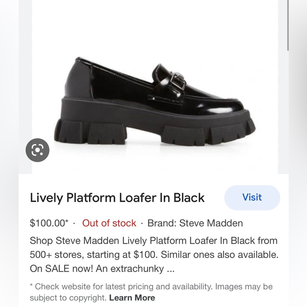 Steve Madden Lively Platform Loafer